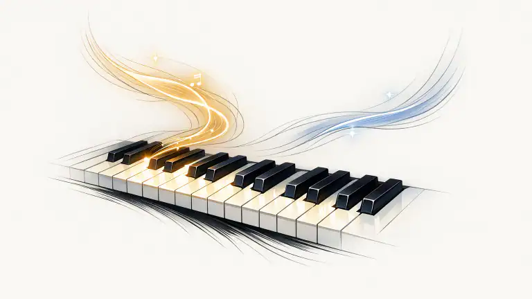 シンプルで奥深い音楽体験「ピアノ - 鍵盤 リアル 曲 げーむ Piano」 header
